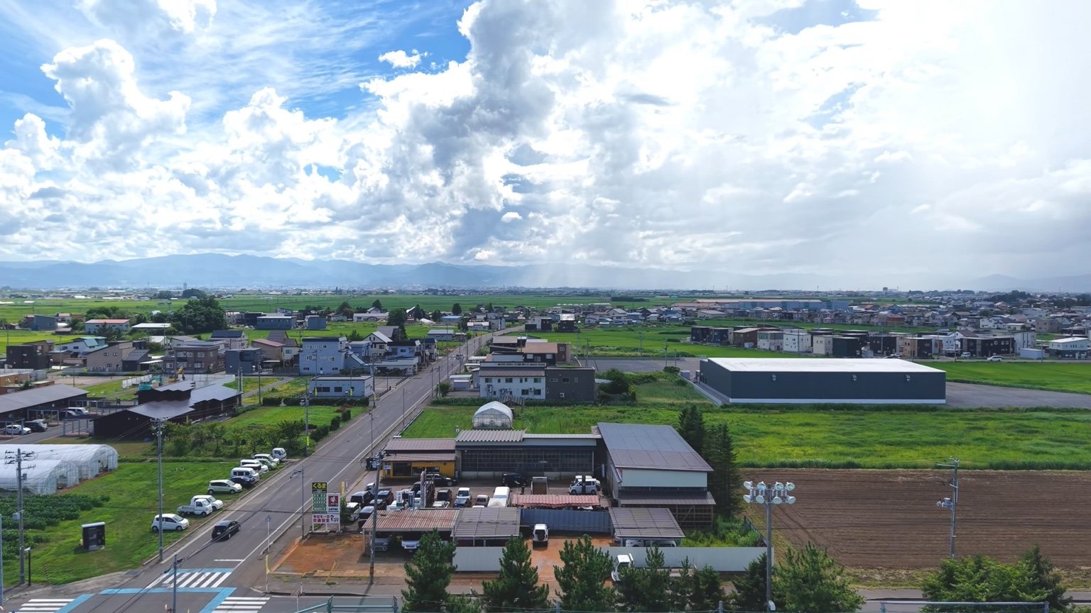 新築住宅のドローン空撮