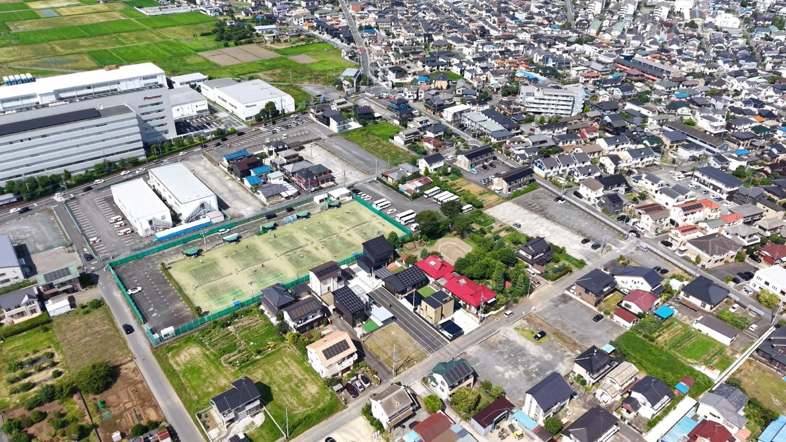 新築住宅のドローン空撮